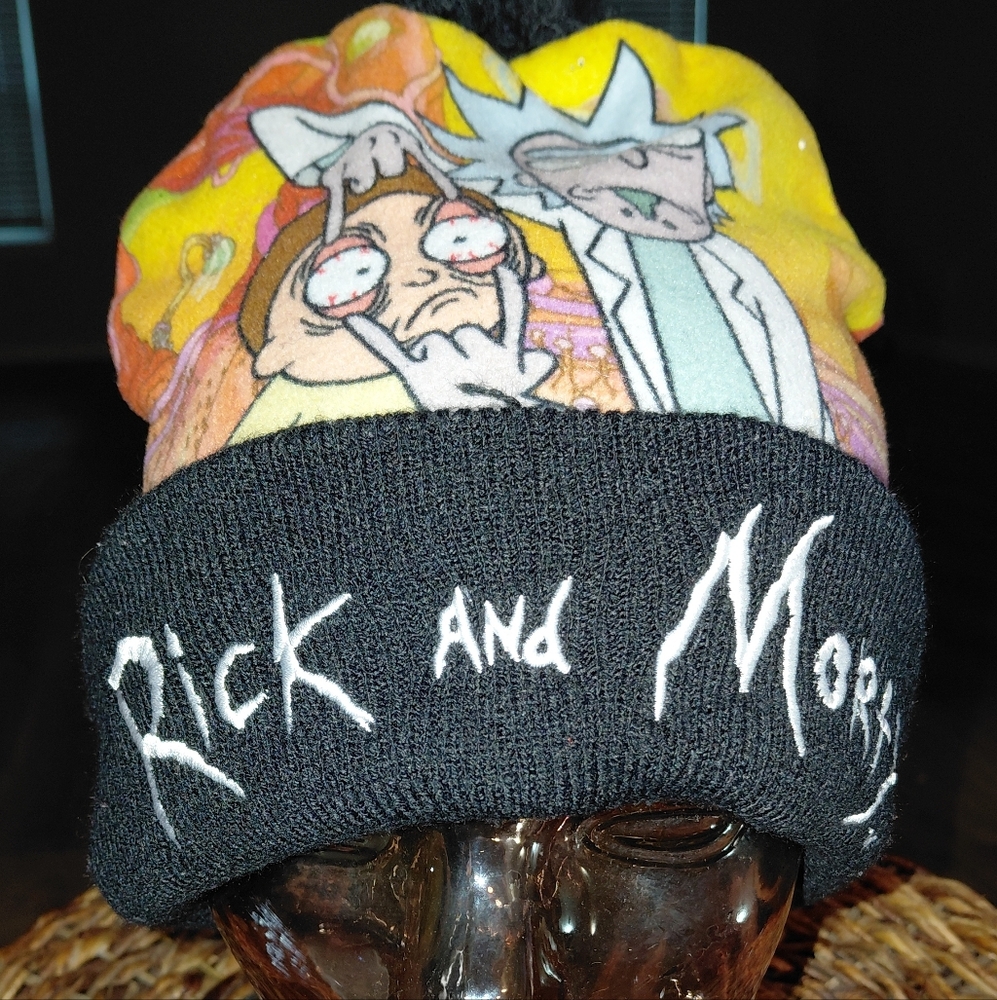 Rick and Morty Black Beanie